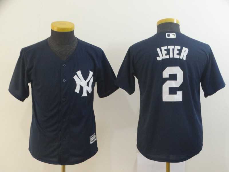 Youth Yankees 2 Derek Jeter Navy Cool Base Jersey,We sell and wholesale Youth Yankees 2 Derek Jeter Navy Cool Base Jersey on line form chian!